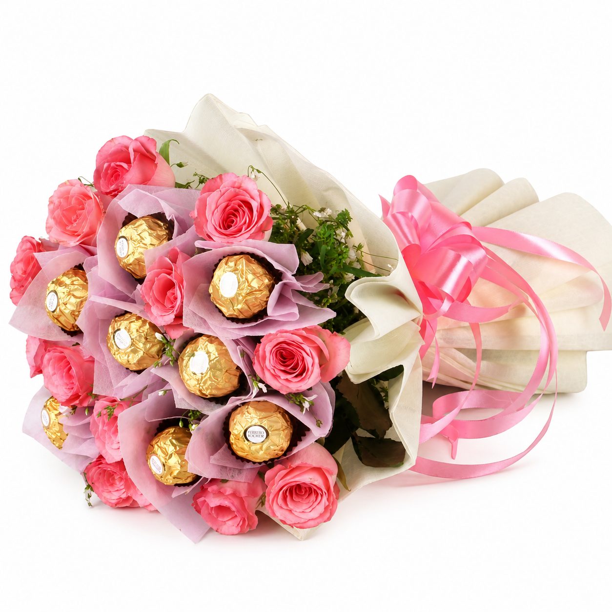 Pink Petals & Gold