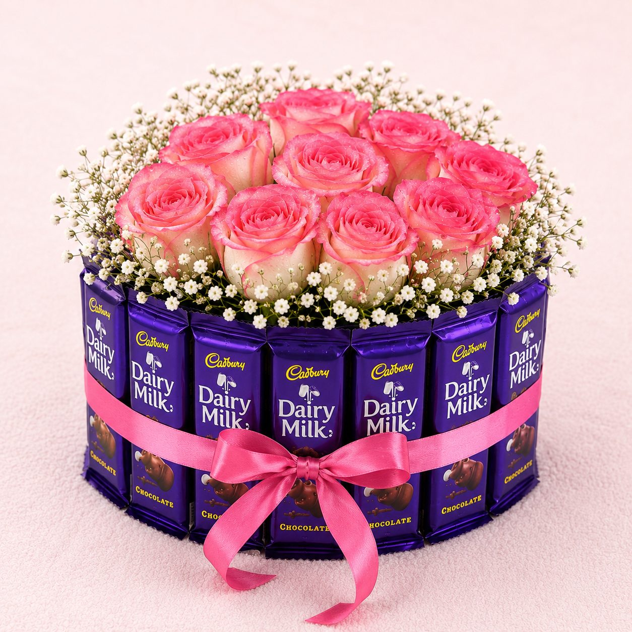 Pink Chocolate Bloom Box