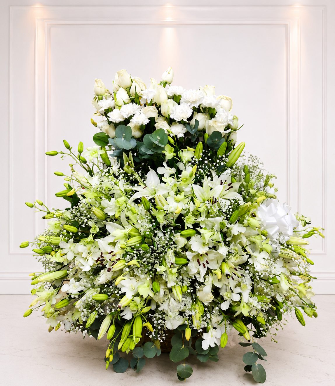 Floral décor styling