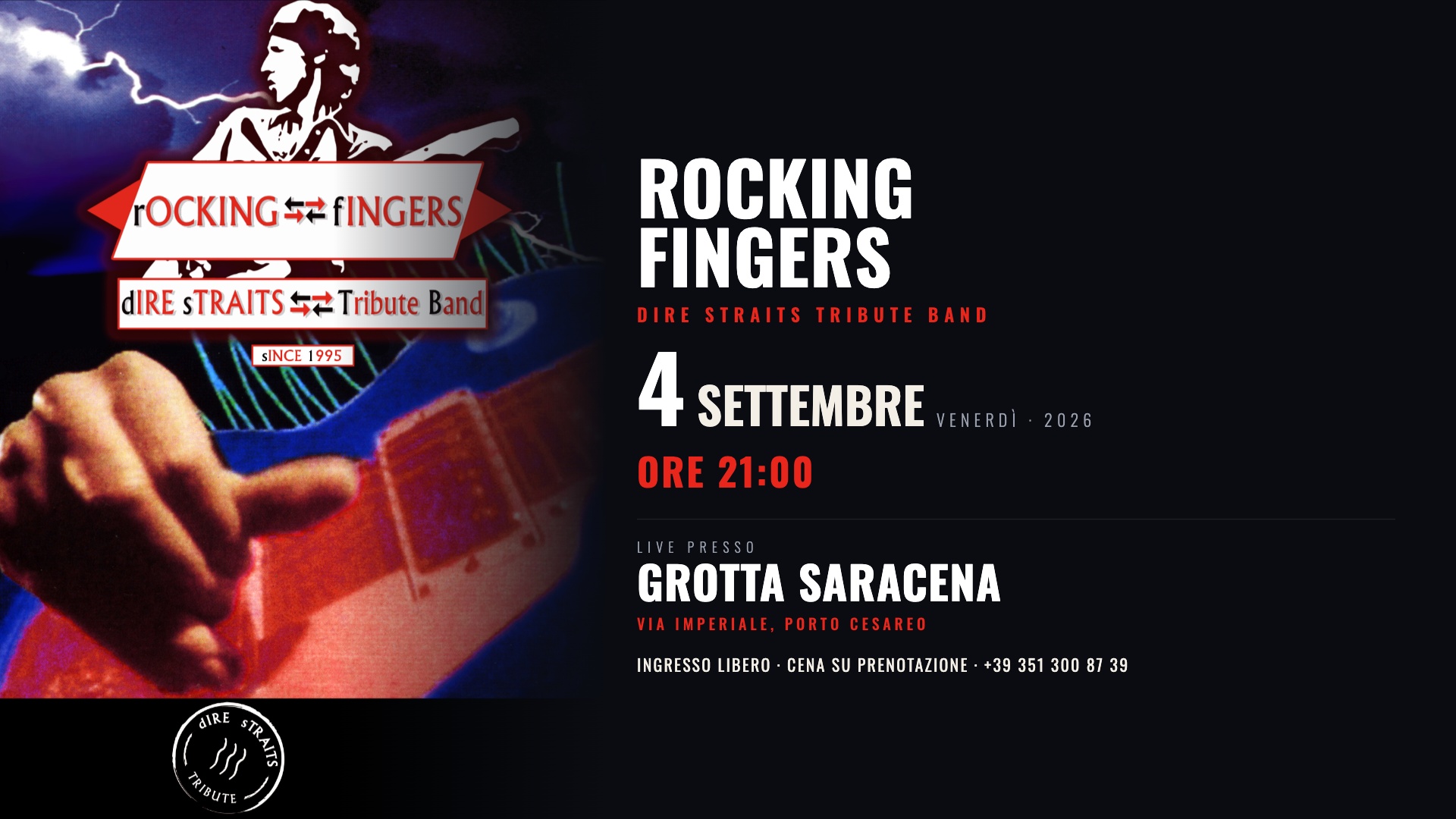 Rocking Fingers, Dire Straits Tribute Band