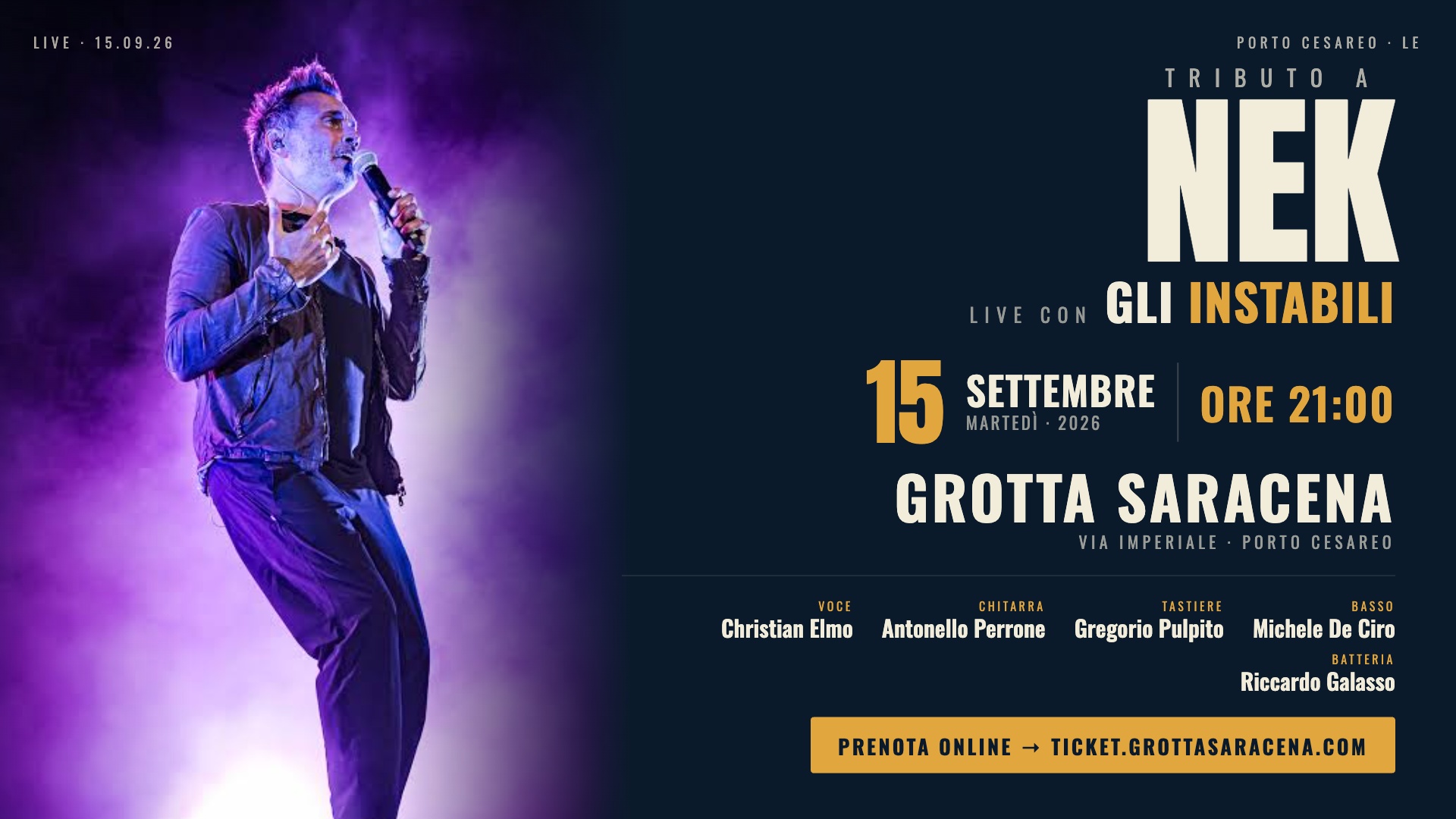 Gli Instabili, Nek Tribute Band