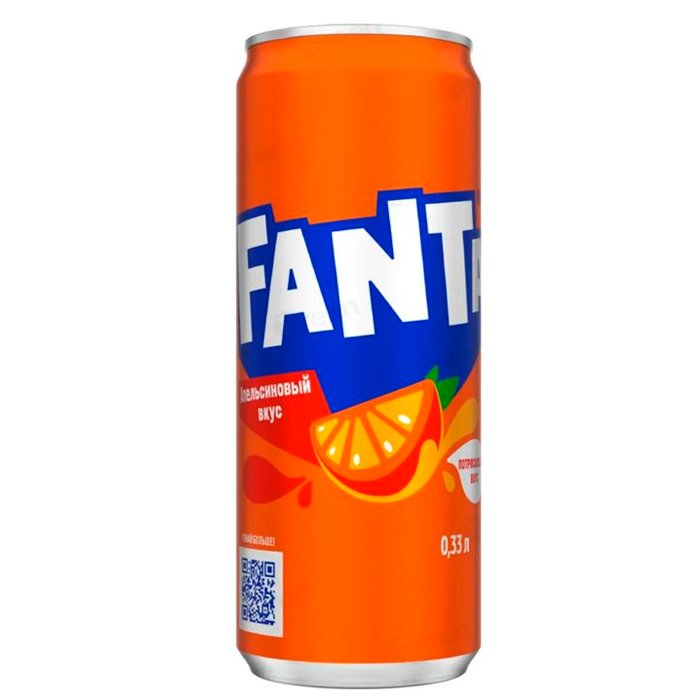 FANTA 330ml ж/б Slim Orange (длинный)