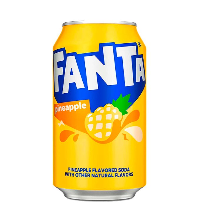 FANTA Pineappale (Ананас) ж/б 0.355 (США) (13)