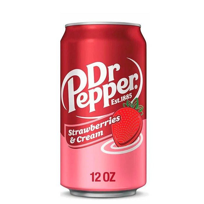 Напиток Dr. Pepper Strawberry Cream 0.355 (США)