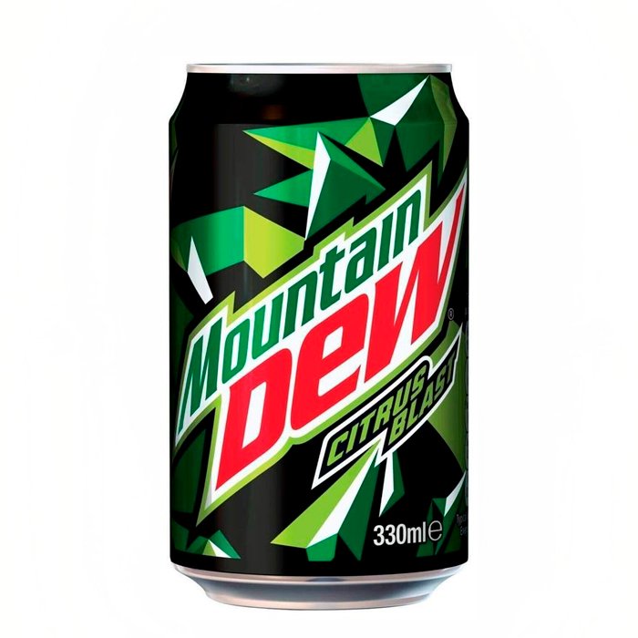 Напиток Mountain Dew 0,33мл (Дания)