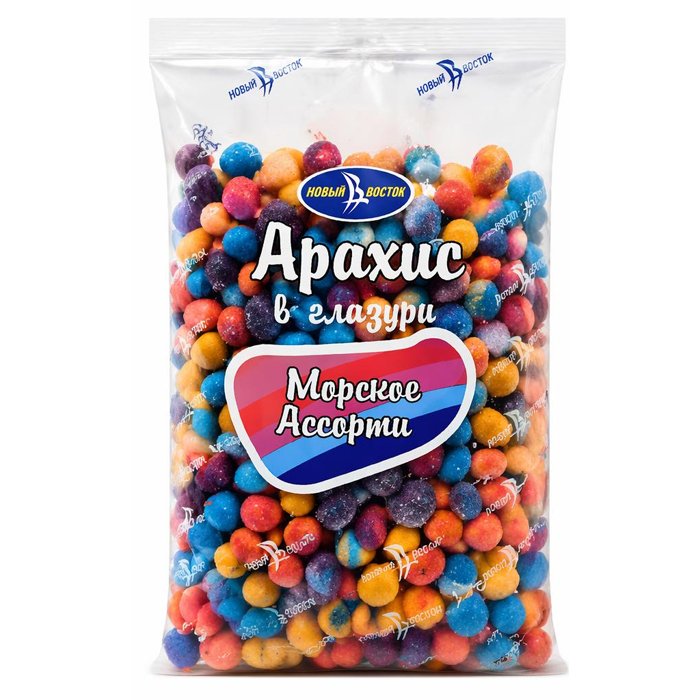 Арахис в хрустящей глазури "МОРСКОЕ АССОРТИ" Новый восток