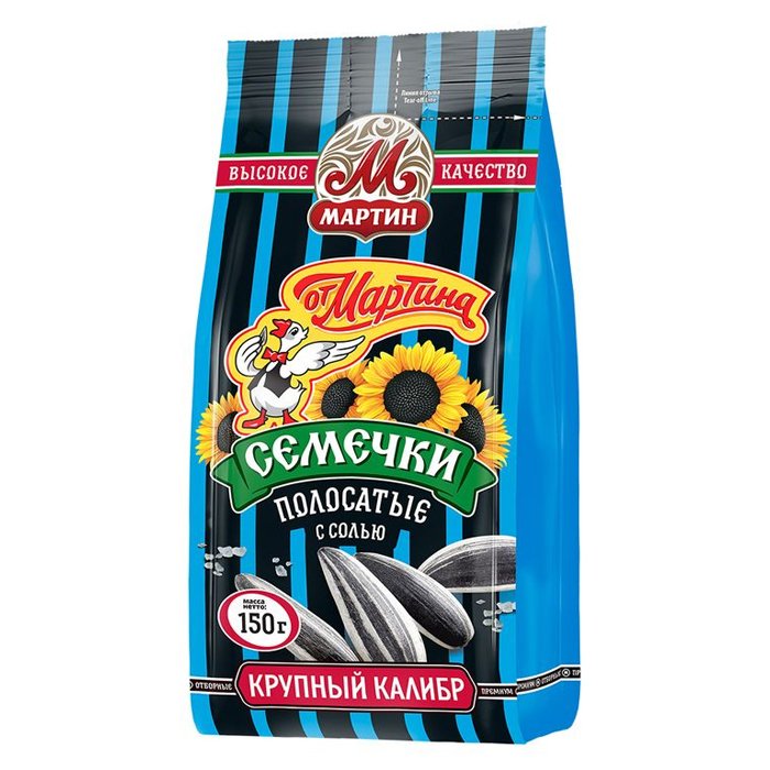 Семечки от "Мартина" полосатые 150г