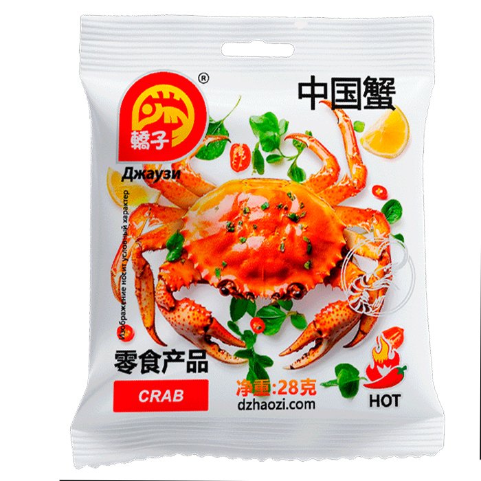 Джаузи "ВКУС ГОНКОНГСКОГО КРАБИКА" 28г (40)