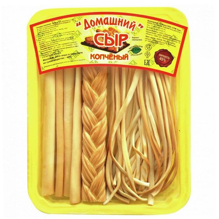 Сыр "ДОМАШНИЙ" копченый Ассорти 150г