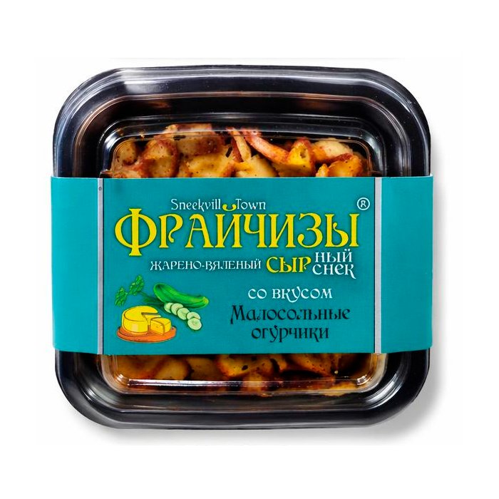 Сыр "Фрайчизы" Малосольные огурчики 100г