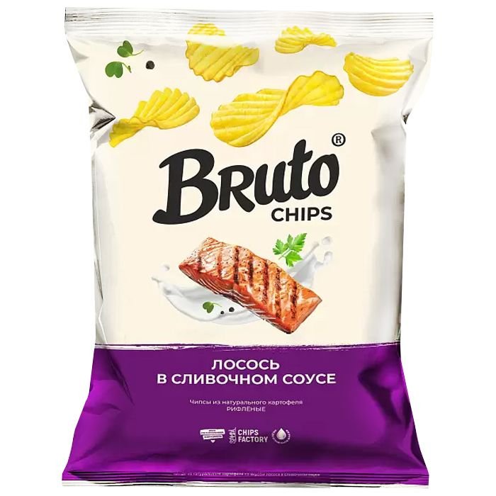 Картошечка "Bruto" Лосось в сливочном соусе" 120гр