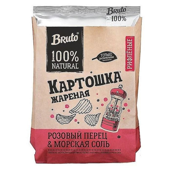 Картошечка "Bruto" Розовый перец и соль" 120гр