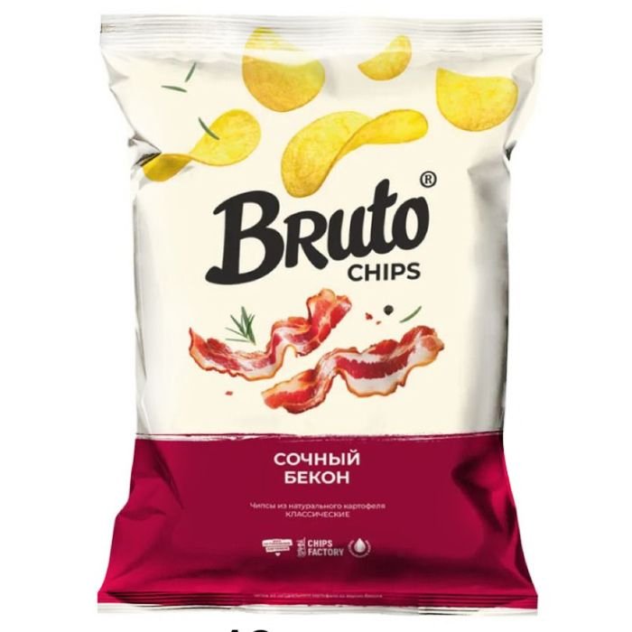 Картошечка "Bruto" Сочный бекон" 120гр