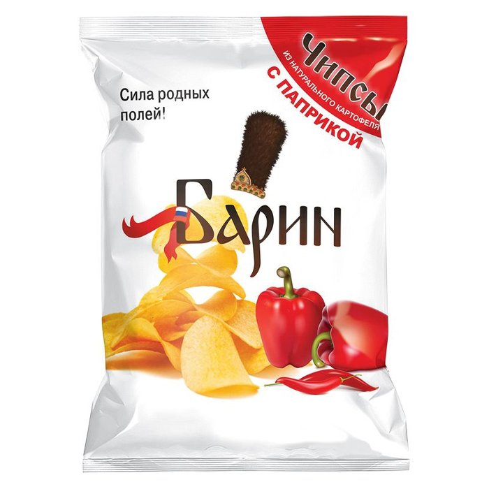 Чипсы БАРИН Паприка 140