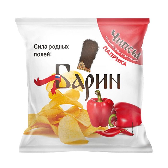 Чипсы БАРИН Паприка 70г