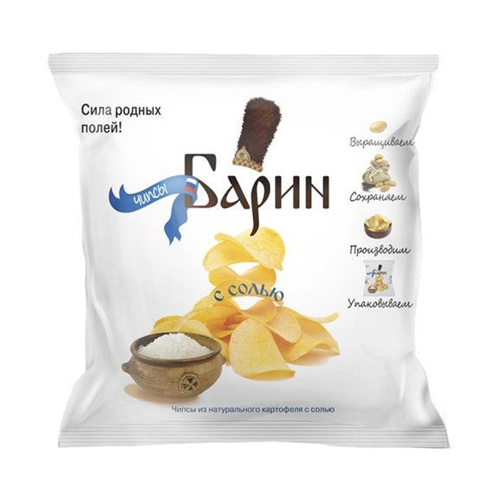 Чипсы БАРИН Соль 70г