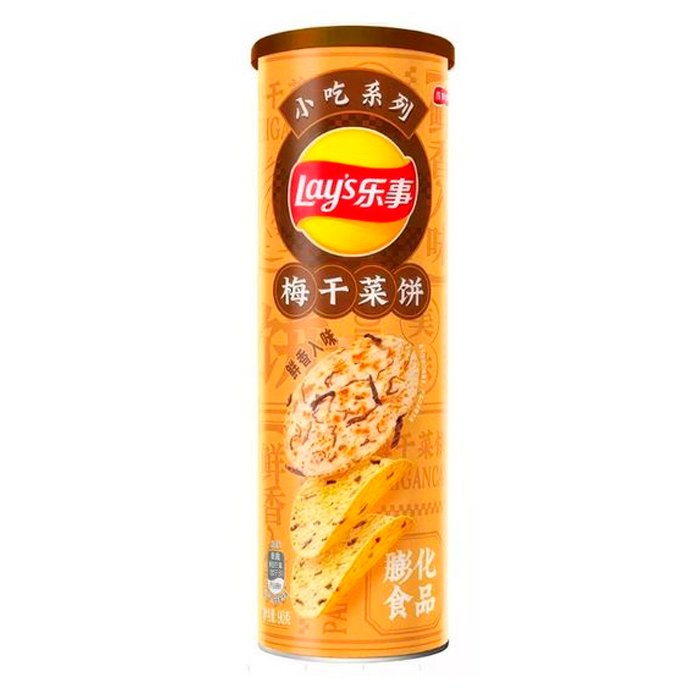 Лейс STAX со вкусом блинов с вяленой сливой 90гр (Китай)
