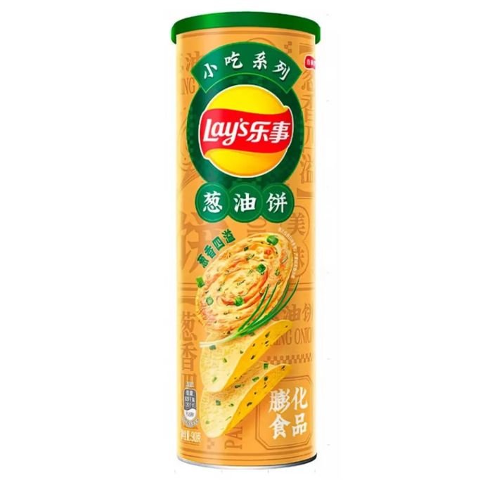 Лейс STAX со вкусом Блинов с луком 90гр (Китай)