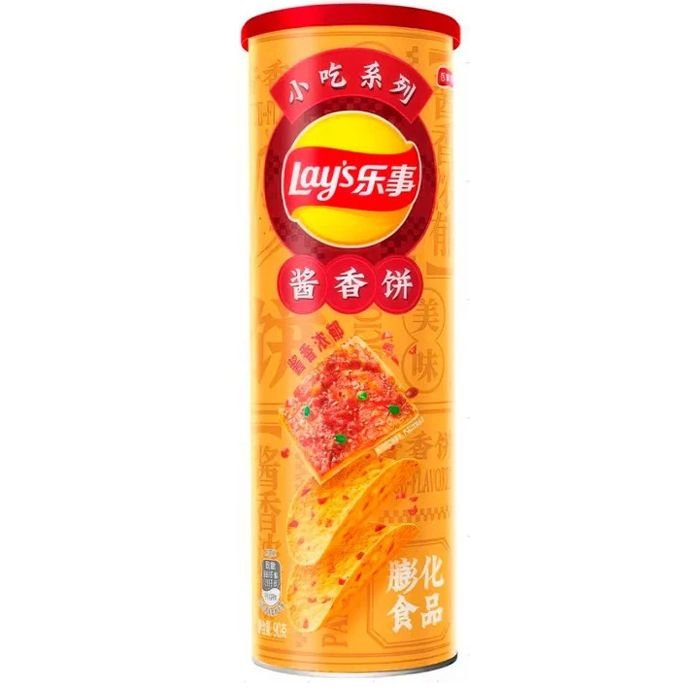 Лейс STAX со вкусом Блинов с соусом 90гр (Китай)