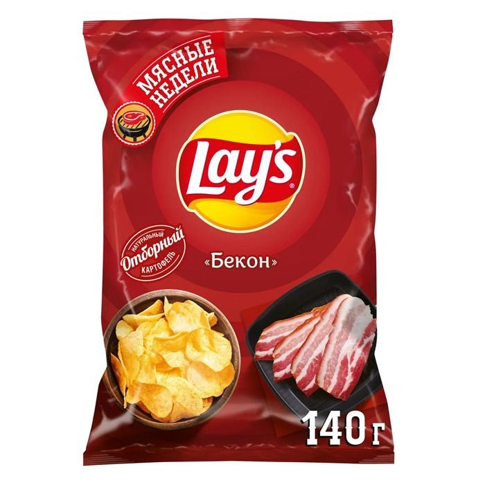 Лейс Бекон 140г