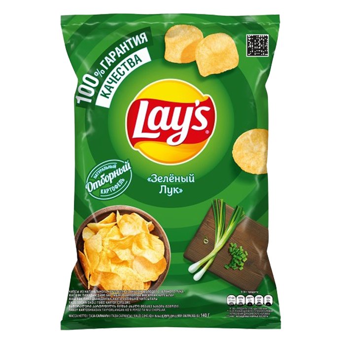 Лейс Зеленый лук 140г