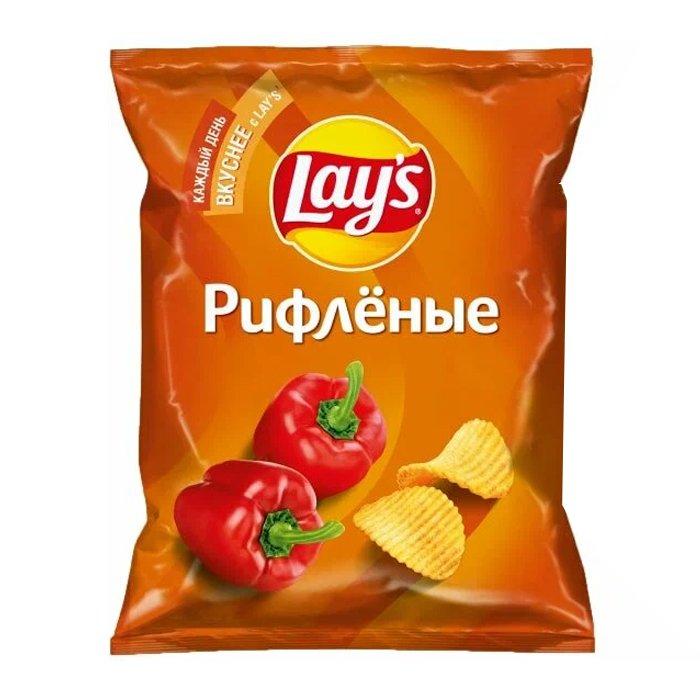Лейс Паприка "Рифленые" 140г