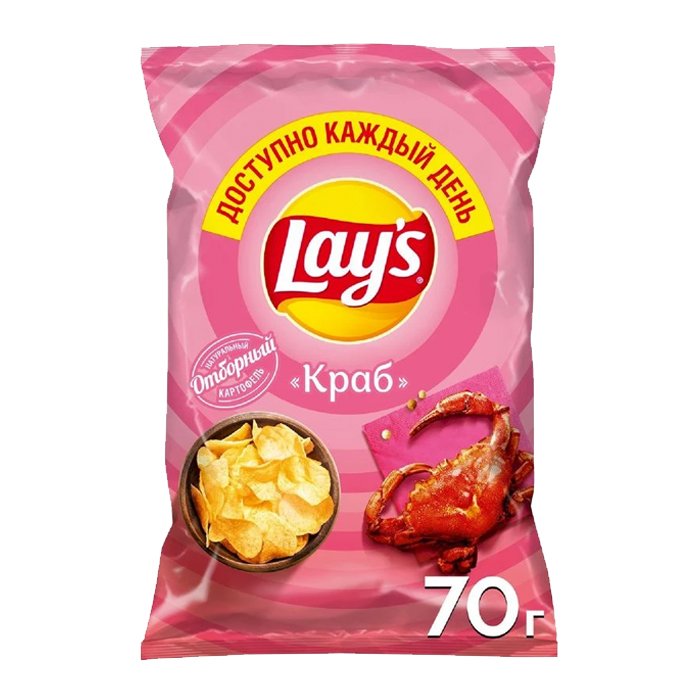 Лейс краб 70г