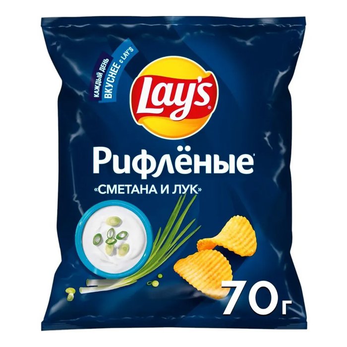 Лейс сметана лук 70г