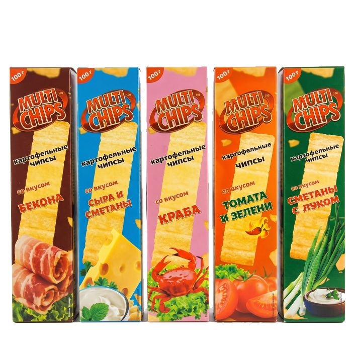 Мульти чипы Ассорти (25шт по 100г)