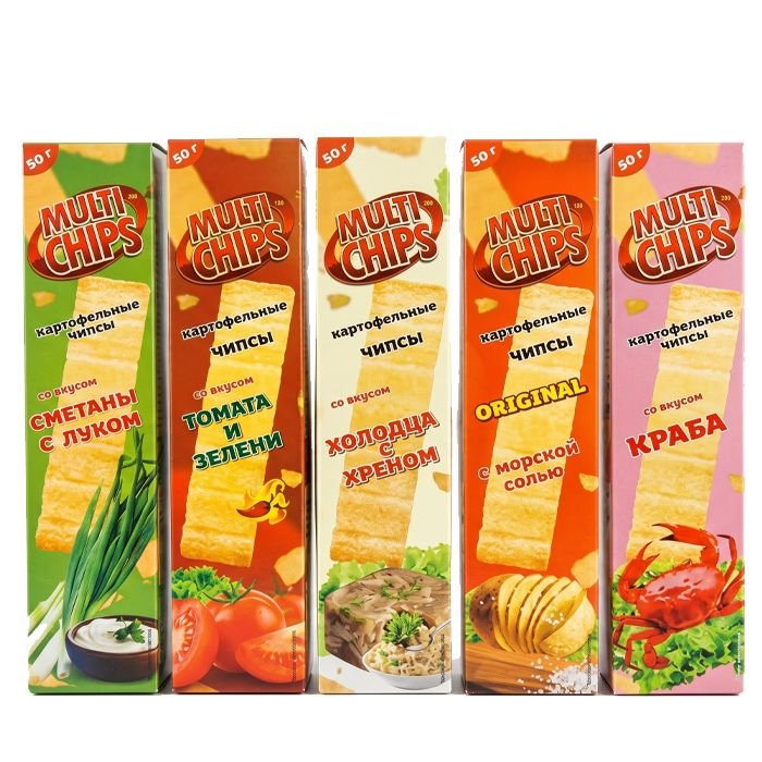 Мульти чипы Ассорти (42шт по 50гр)
