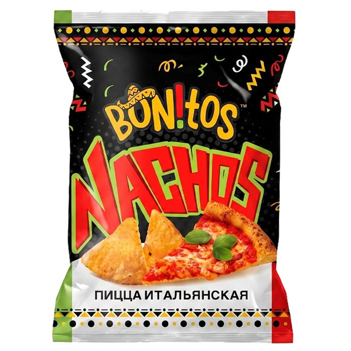 Начос "Bon!tos" Итальянская пицца 75гр