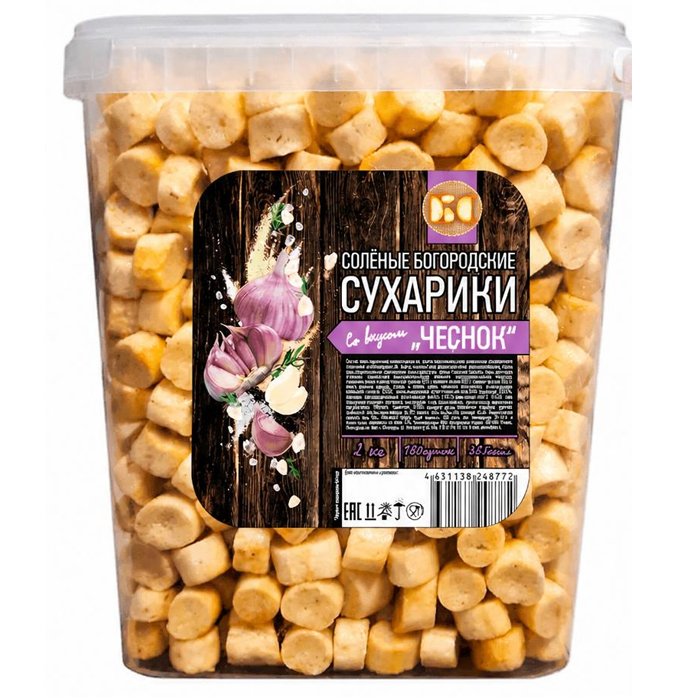 Багет Хрумка Чеснок (ведро 2кг)