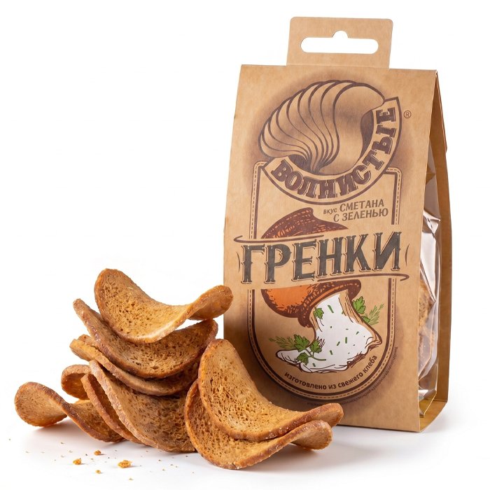 Гренки волнистые сметана с зеленью 75г