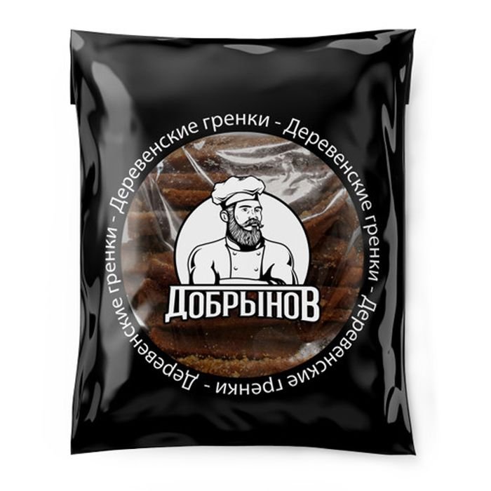 Гренки Барные ТМ "Добрынов" со вкусом Холодец с хреном 1кг