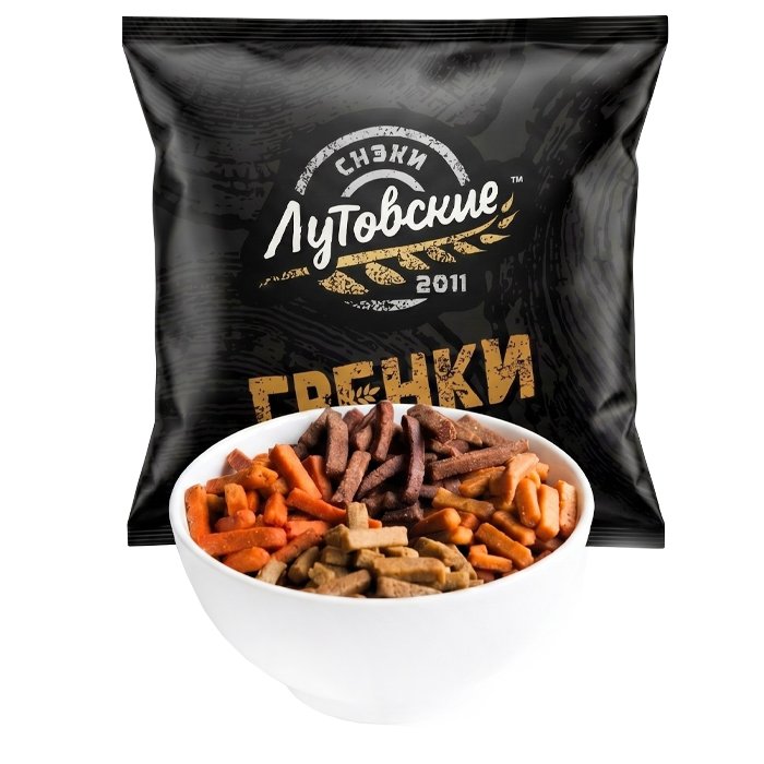 Гренки ржаные "Холодец и хрен" Лутовские