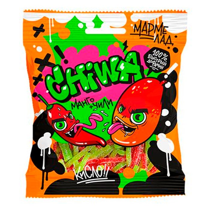 CHIWA GRAFFITI Спагетти SPAGHETTI Манго и чили кислый (GFT951) 90г