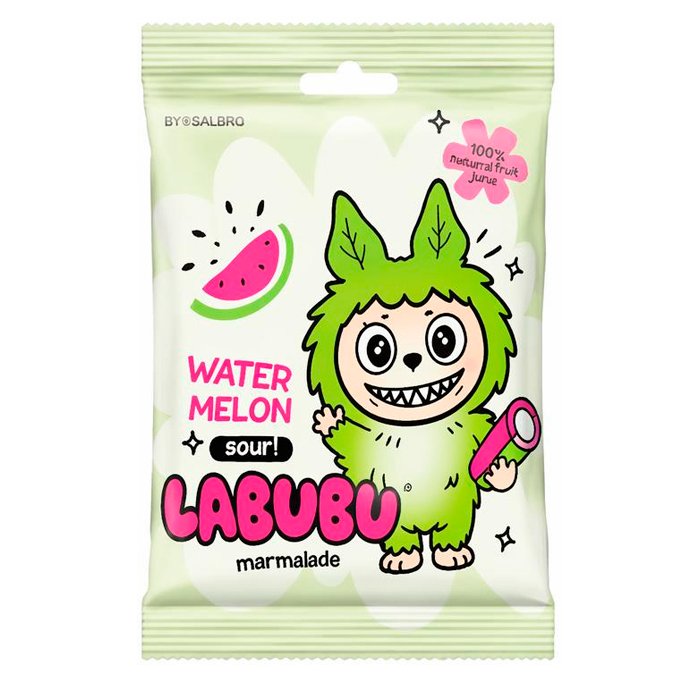LABUBU PACK кусочки карандаш Арбуз кислый 45г (LCP253)