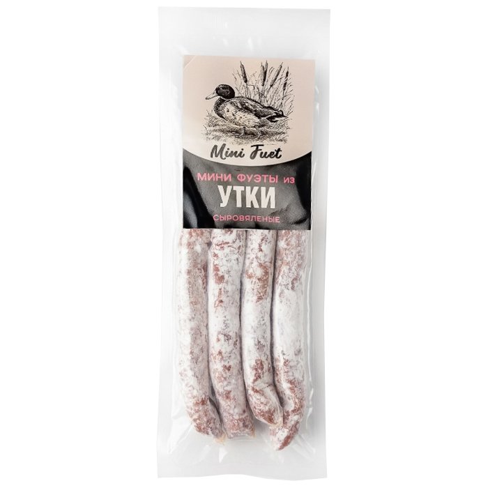 Колбаски Mini Fuet Охота из утки 80г