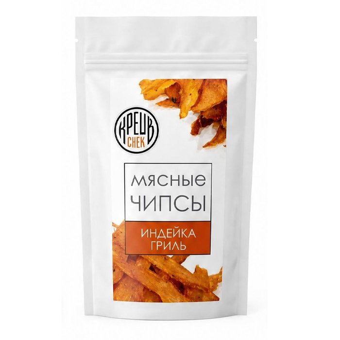 Мясные чипсы из индейки "Гриль" ТМ "Крейв снек" 50г