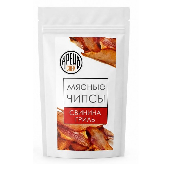 Мясные чипсы из свинины "Гриль" ТМ "Крейв снек" 50г