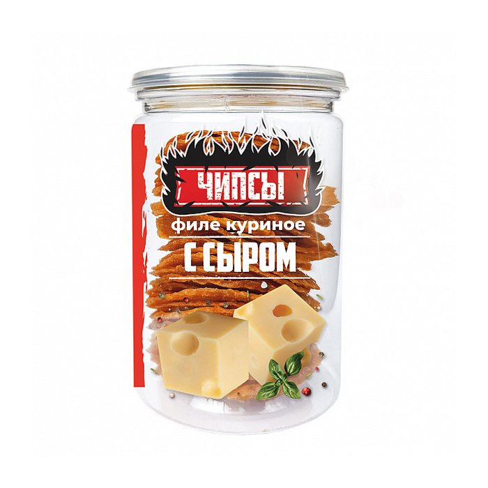 Чипсы куриные со вкусом сыра Чеддер ТМ "Орион" 70гр
