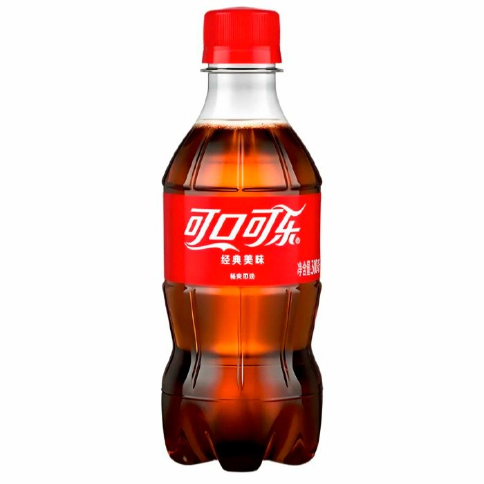 Coca cola 300ml пластиковая бутылка (Китай)
