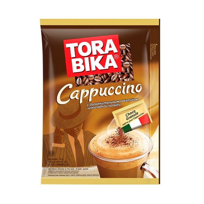 Торабика "Капучино" с шок.крошкой 25г (упак 20шт)