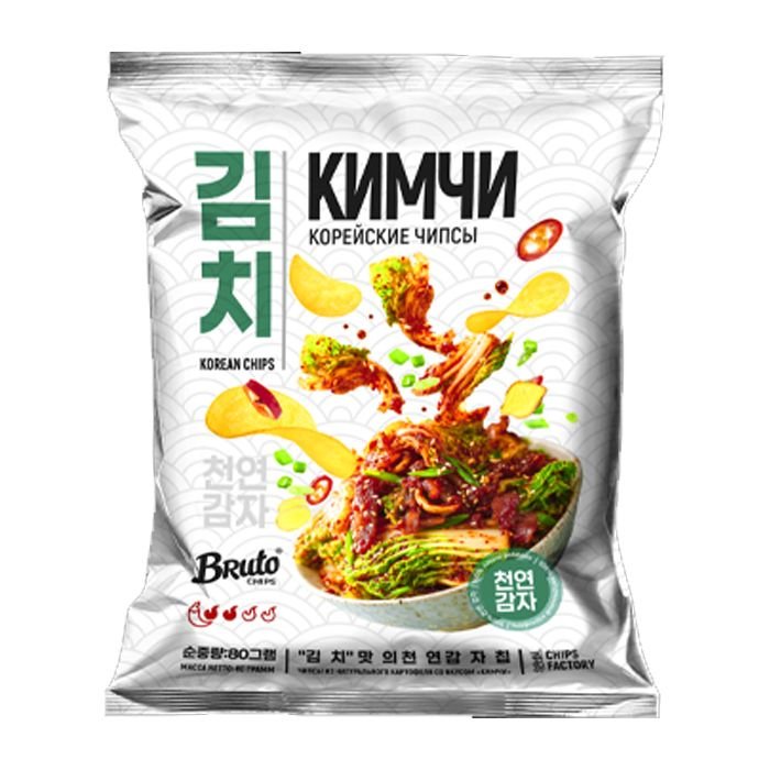 Картошечка "Bruto Asian" Кимчи 80гр