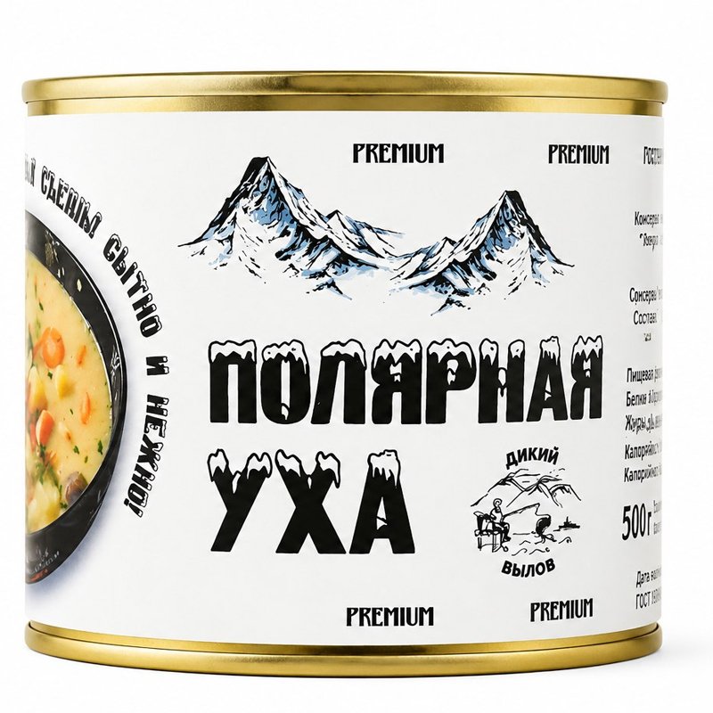 Уха Полярная 500гр (Дикий вылов)