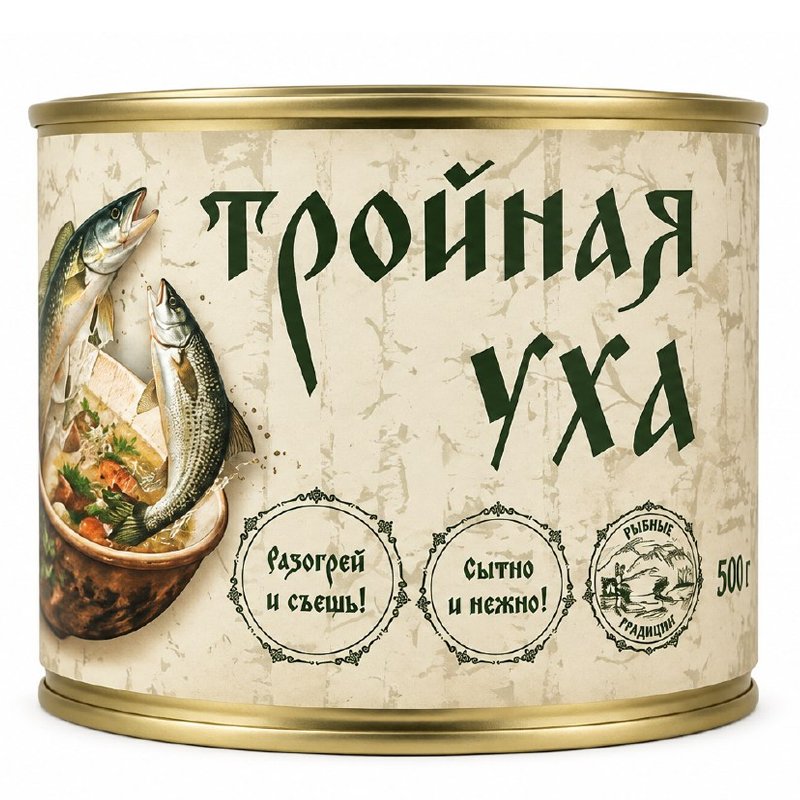 Уха Тройная 500гр (Дикий вылов)