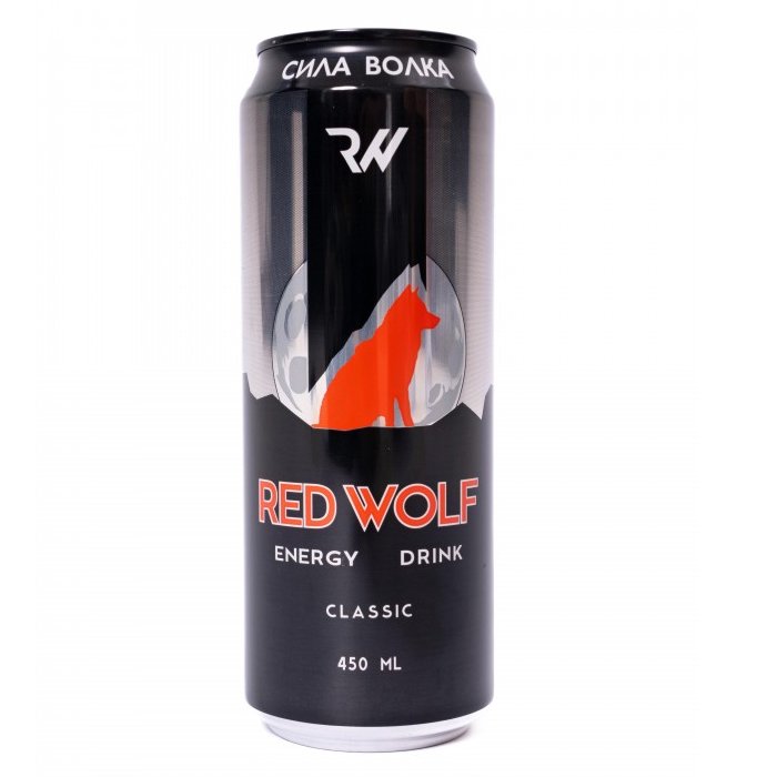Энергетический напиток RED WOLF "Классика" 0.45л