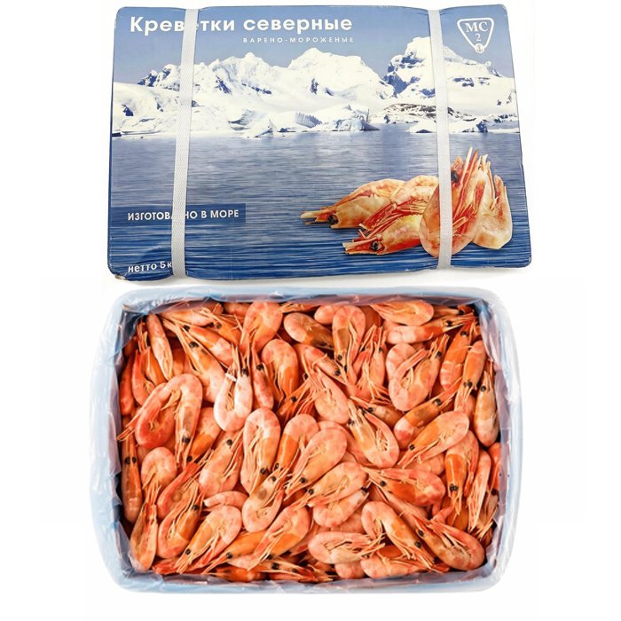 Креветка Гренландия 90+ 5кг