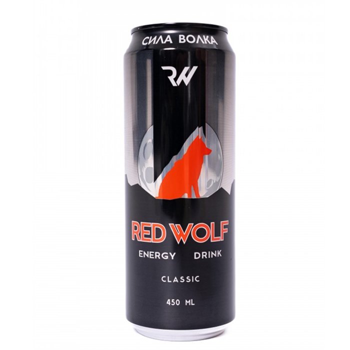 Энергетический напиток RED WOLF "Классика" 0.45л