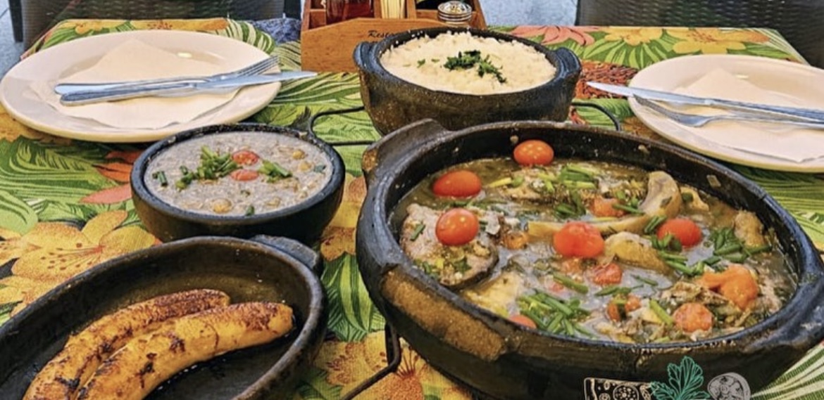 Peixe com Banana - Saco da Ribeira - Ubatuba (Prato)